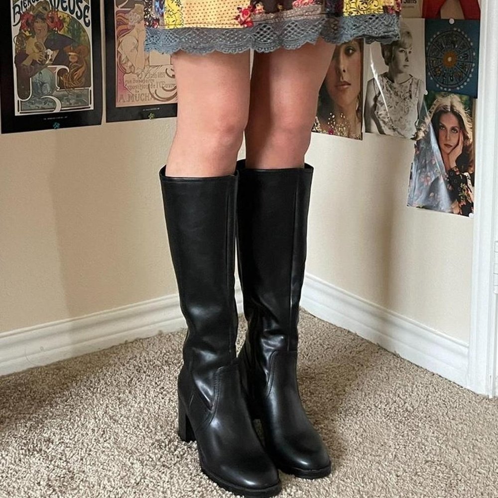 Y2K Black Boots